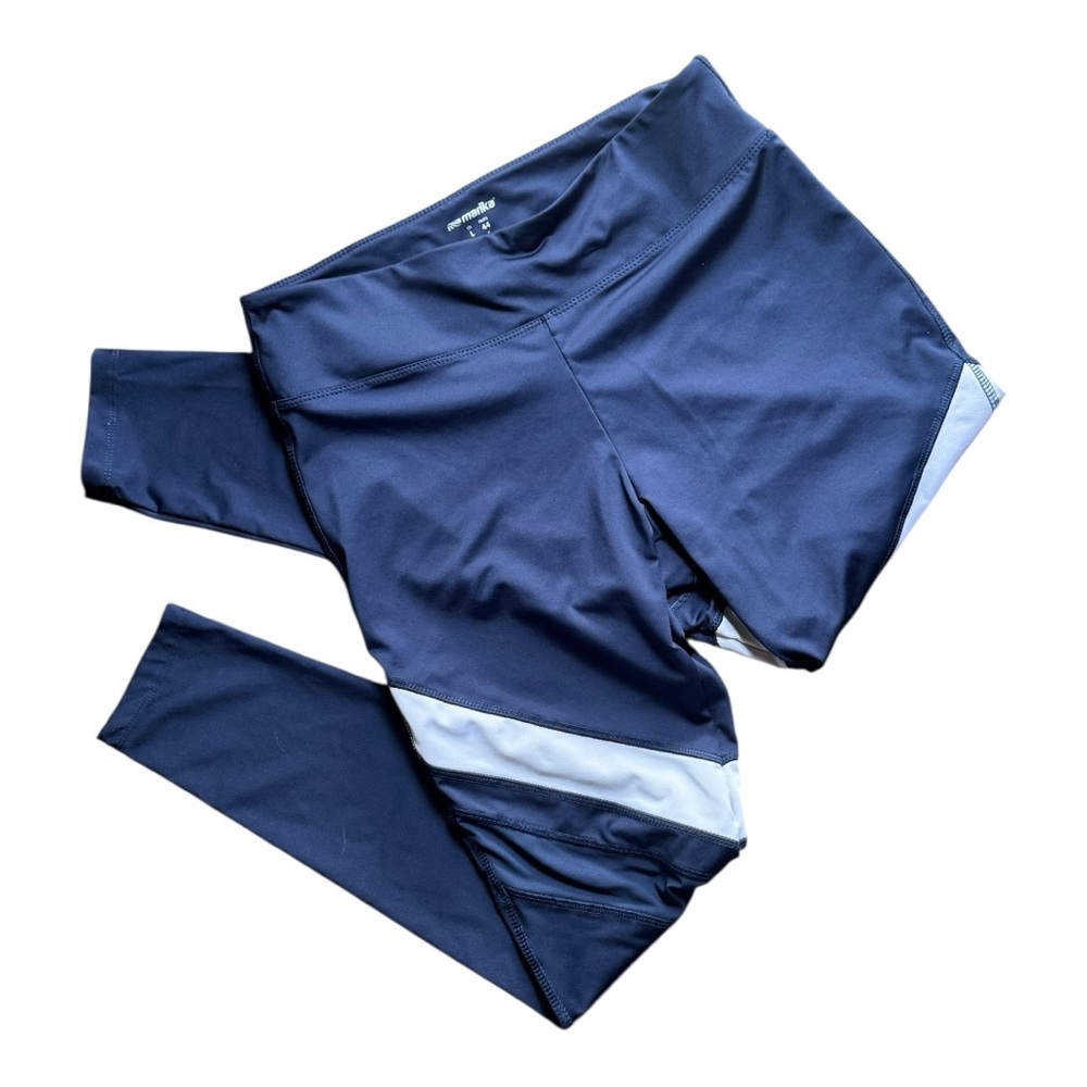 Marika Navy and White Leggings